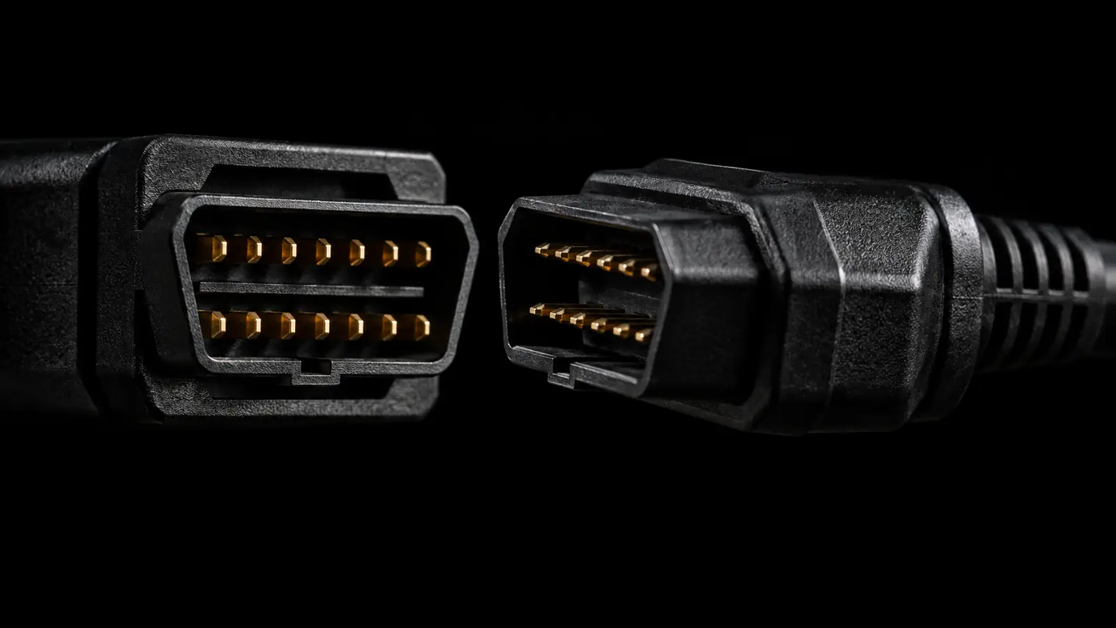 Разъём OBD-II — через него блок управления читают и пишут